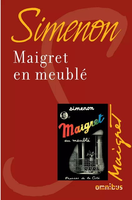 Maigret en meublé - Georges Simenon - Place des éditeurs