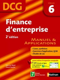 Finance d'entreprise - DCG 6 - Manuel et applications