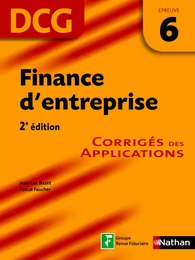 Finance d'entreprise - épreuve 6 - DCG corrigés