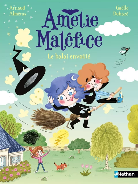 Amélie Maléfice - Le balais envoûté - Lune bleue - Dès 6 ans - Livre numérique - Arnaud Alméras - Nathan