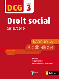 Droit social - DCG 3 - Manuel et applications