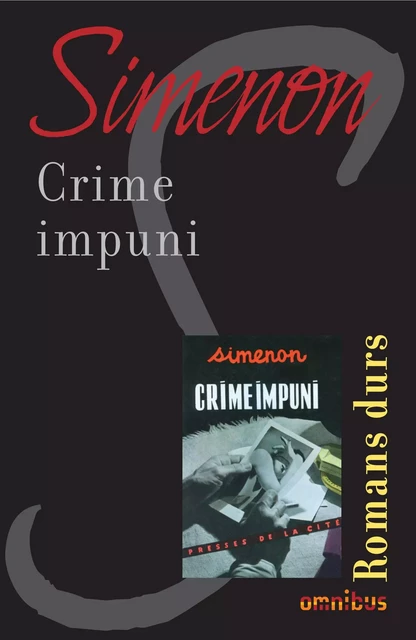 Crime impuni - Georges Simenon - Place des éditeurs