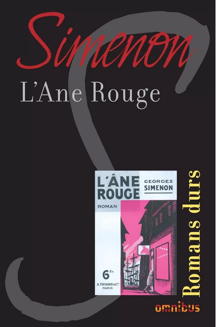 L'âne rouge - Georges Simenon - Place des éditeurs