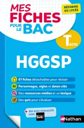 HGGSP (Histoire-Géographie, Géopolitique et Sciences Politiques) Terminale - Mes fiches pour le BAC Tle - BAC 2025