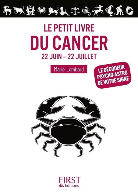 Le Petit Livre du Cancer - Marie Lombard - edi8