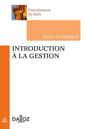 Introduction à la gestion 3ed