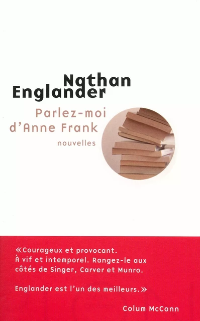 Parlez-moi d'Anne Frank - Nathan Englander - Place des éditeurs