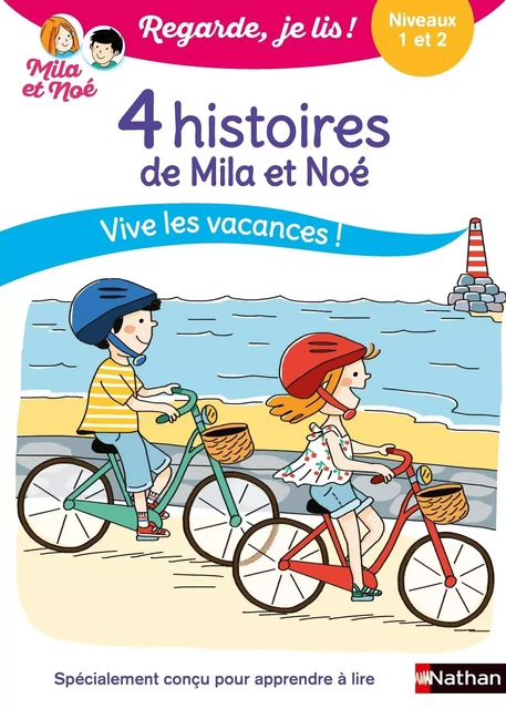 4 histoires pour l'été - Regarde, je lis ! - Niveaux 1 & 2 - Dès 5 ans - Eric Battut - Nathan