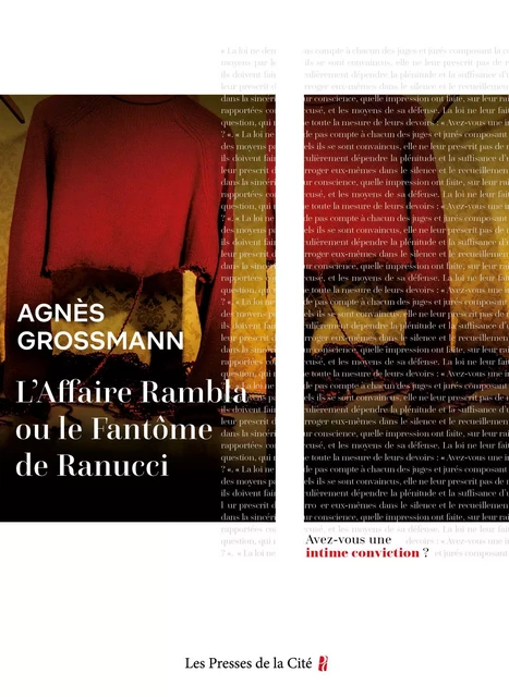 L'Affaire Rambla ou le Fantôme de Ranucci - Agnès Grossmann - Place des éditeurs