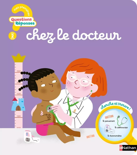 Chez le docteur - Mes premières Questions/Réponses - Dès 2 ans - Livre numérique - Christelle Chatel - Nathan