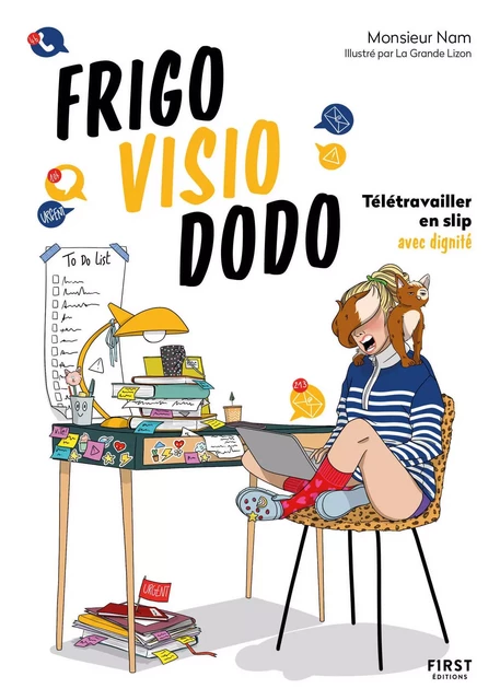 Frigo, visio, dodo ! Télétravailler en slip avec dignité -  Monsieur Nam - edi8