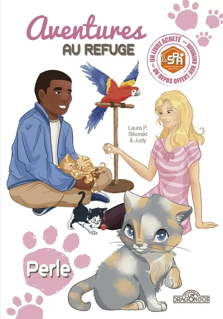 S.P.A. – Aventures au refuge – Perle – Lecture enfant chat chaton adoption animal – Dès 7 ans - Laura P. Sikorski,  S.P.A. - edi8