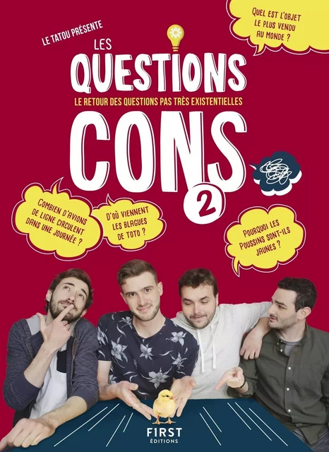 Les Questions Cons 2 - Le livre des questions pas très existentielles -  Le Tatou - edi8