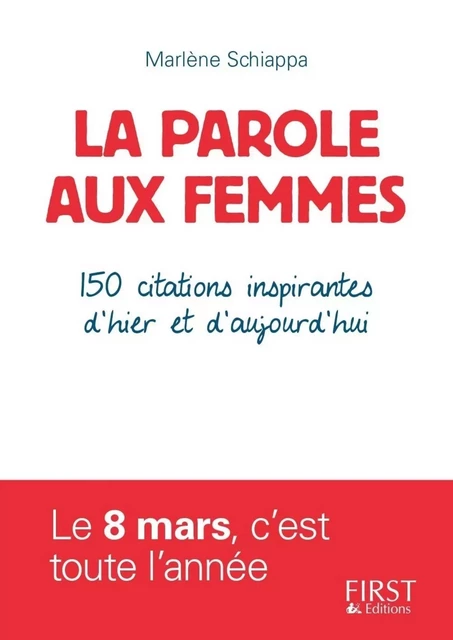 La Paroles aux femmes - Marlène Schiappa - edi8