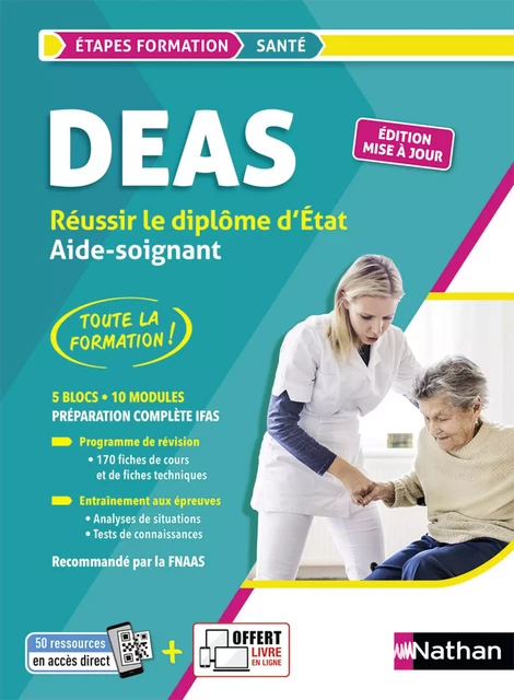 DEAS - Réussir le diplôme d'Etat d'Aide-soignant - EPUB - Louisa Rebih, Lydie Seon - Nathan