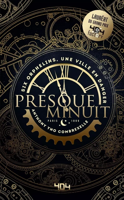 Presque Minuit - Roman young adult steampunk - Dès 13 ans - Anthony Combrexelle - edi8