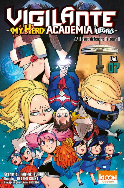 Vigilante - My Hero Academia Illegals T07 - Kohei Horikoshi, Betten Court, Hideyuki Furuhashi - AC média