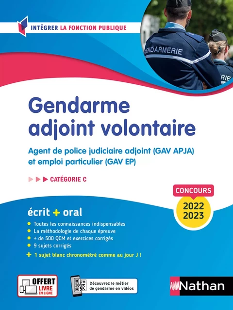 Gendarme adjoint volontaire 2022/2023 - EPUB - Pascal Joly, Morad Mekbel, Élisabeth Simonin - Nathan