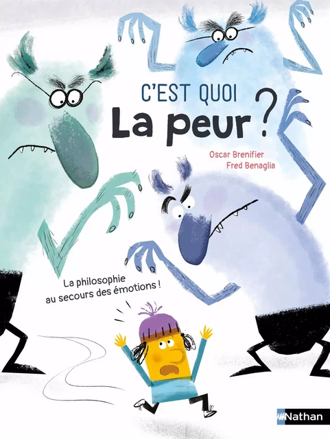 C'est quoi la peur ? - La philosophie au secours des émotions - Philo z'enfants pour les 7-10 ans - Livre numérique - Oscar Brenifier - Nathan