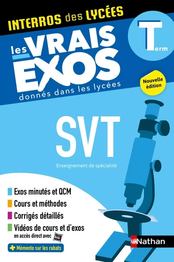 SVT (Sciences de la vie et de la Terre) Terminale - Interros des lycées Tle - Les vrais exos du BAC - + de 100 exercices avec corrigés détaillés - BAC 2025 - EPUB - Simon Bufféral, Julien Stackowicz - Nathan