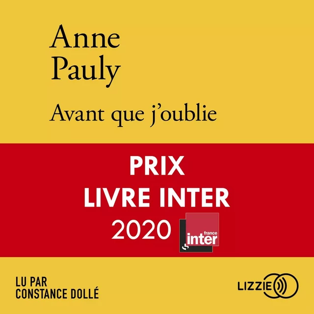 Avant que j'oublie - Anne Pauly - Univers Poche