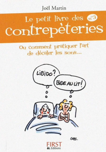 Le petit livre de - contrepeteries - numéro 03 - Joël Martin - edi8