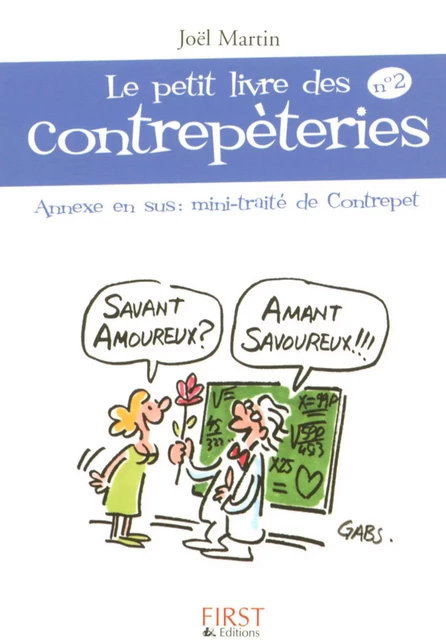 Le petit livre de - contrepeterie - numéro 02 - Martin Joel - edi8