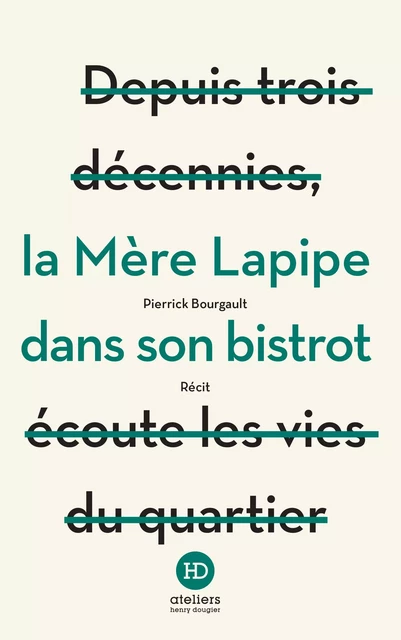 La Mère Lapipe dans son bistrot - Pierrick Bourgault - Ateliers Henry Dougier