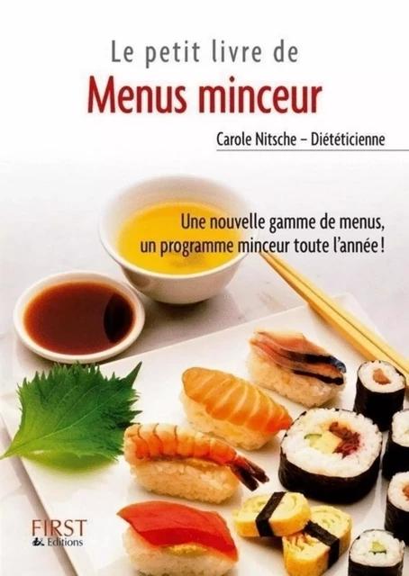 Le Petit Livre de - Menus Minceur, tome 2 - Carole NITSCHE - edi8