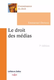 Le droit des médias 7ed