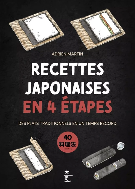 Recettes japonaises en 4 étapes -  - Hachette Pratique