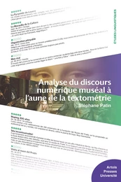 Analyse du discours numérique muséal à l'aune de la textométrie