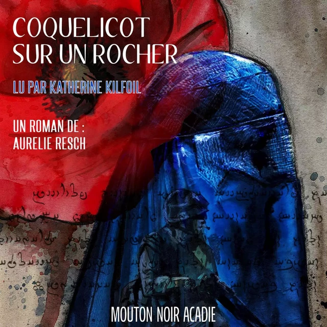 Coquelicot sur un rocher - Aurélie Resch - Mouton Noir Acadie