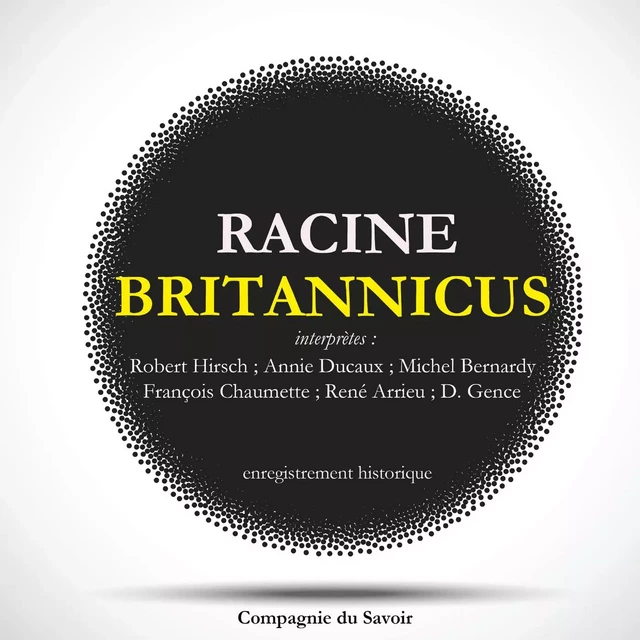 Britannicus de Racine - Jean Racine - Saga Egmont French