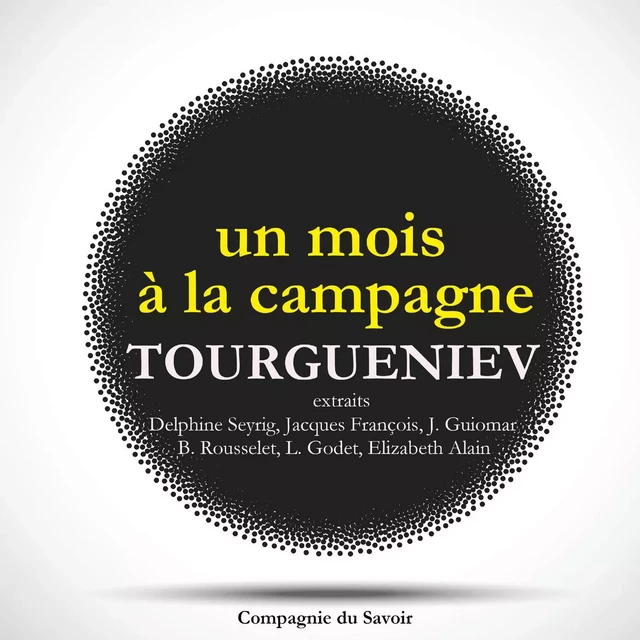 Un mois à la campagne, de Ivan Tourgueniev - Ivan Tourgueniev - Saga Egmont French