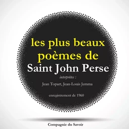 Les Plus Beaux Poèmes de Saint John Perse