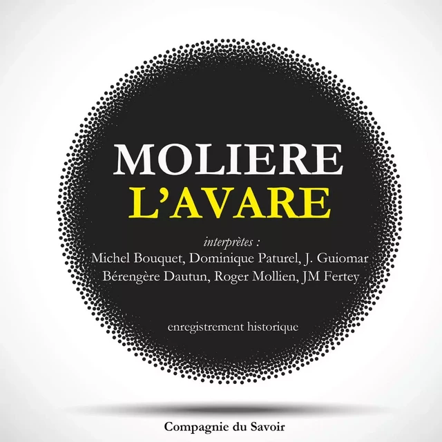 L'Avare de Molière -  Molière - Saga Egmont French