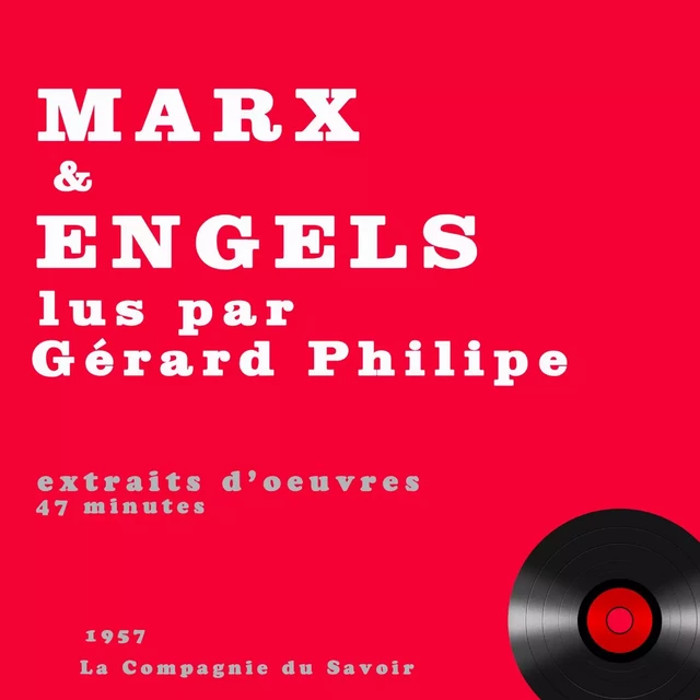 Gérard Philipe lit Karl Marx et Engels - Karl Marx - Saga Egmont French