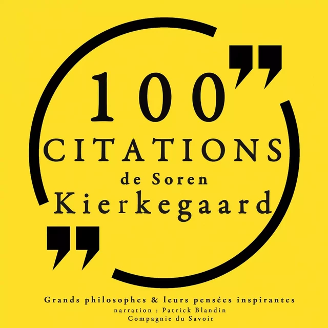 100 citations de Kierkegaard - Søren Kierkegaard - Saga Egmont French