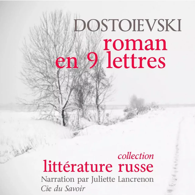 Un roman en neuf lettres - Fiodor Dostoïevsky - Saga Egmont French