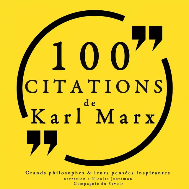 100 citations de Karl Marx - Karl Marx - Saga Egmont French