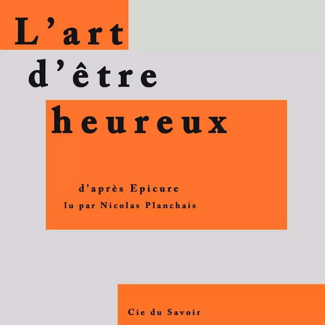 L'Art d'être heureux - – Épicure - Saga Egmont French