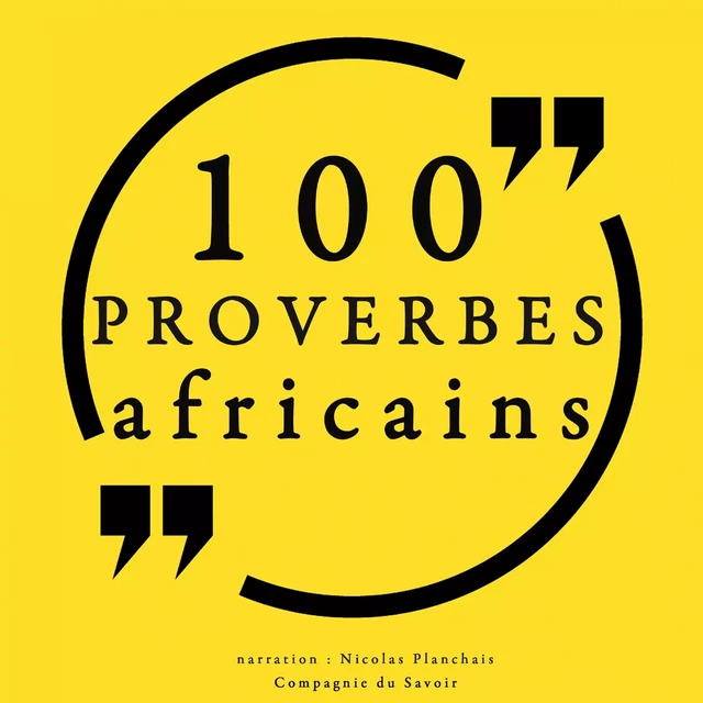 100 proverbes africains - Frédéric Garnier - Saga Egmont French