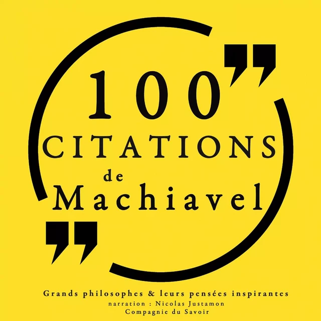 100 citations de Machiavel - Nicolas Machiavel - Saga Egmont French