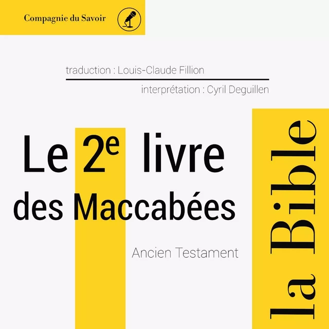 Le 2e Livre des Maccabées -  Anonyme - Saga Egmont French