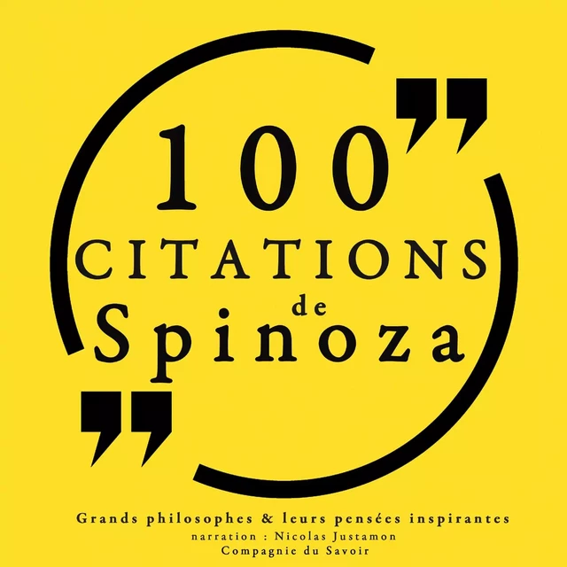 100 citations de Spinoza -  Spinoza - Saga Egmont French