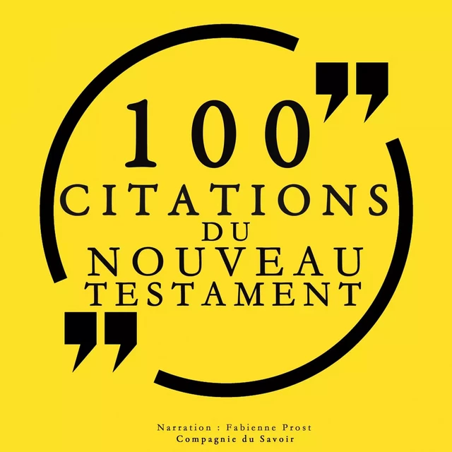 100 citations du Nouveau Testament - La Bible - Saga Egmont French