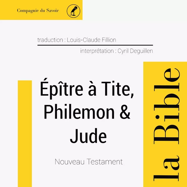 Épître à Tite & Philémon & Jude -  Anonyme - Saga Egmont French