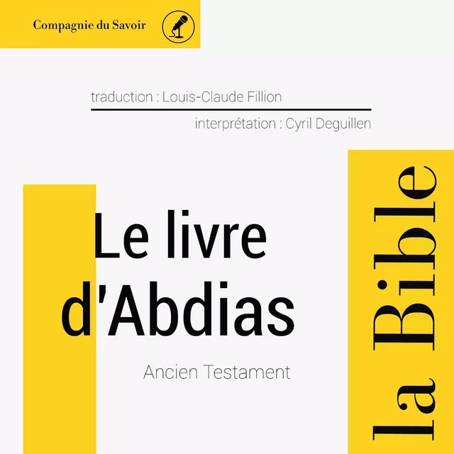 Le Livre d'Abdias -  Anonyme - Saga Egmont French