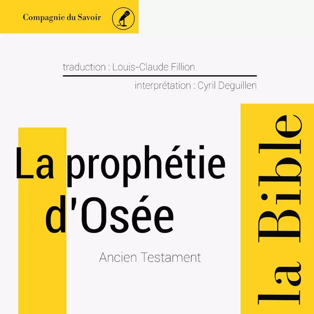 La Prophétie d'Osée -  Anonyme - Saga Egmont French